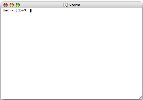 X11 command prompt
