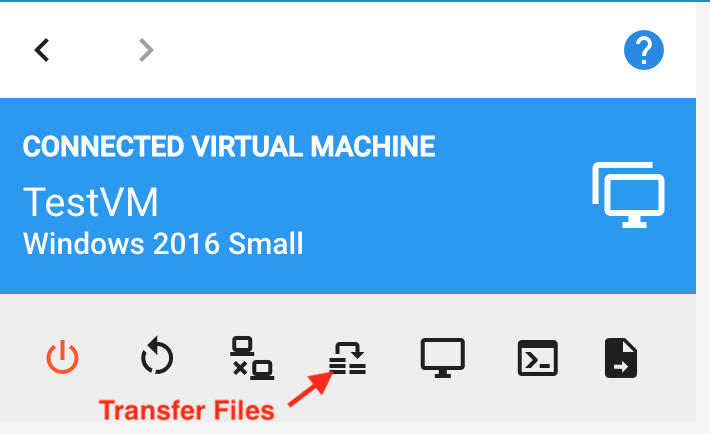 Labelled 'Transfer Files' button.