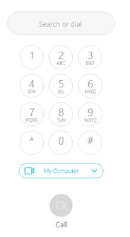 Make a call in Cisco Spark using the dial pad