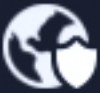 Global Protect icon the is opaque with shield.
