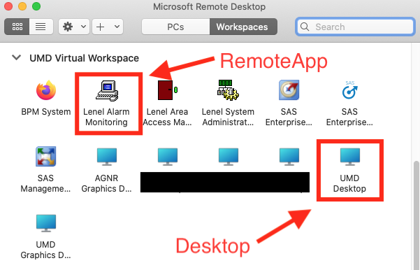 Software Available in the UMD Virtual Workspace - - IT Service Desk